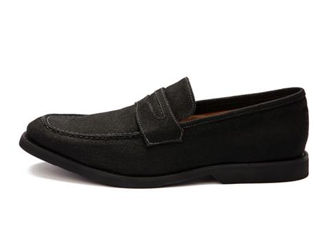 Vegan Shoes & Bags: Men's Moc Style by Ahimsa in Black